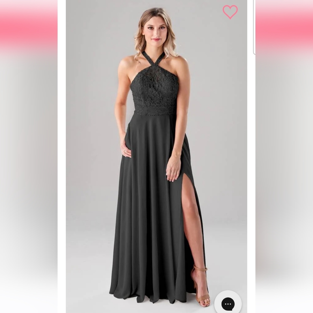 Charcoal Bridesmaid Dress